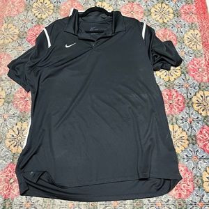 Nike Dri Fit Polo Black XXL 2XL Dry Fit